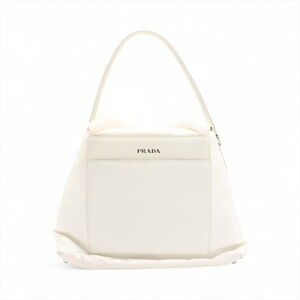 Prada nylon Shoulder white bag leather Hobo Tessuto